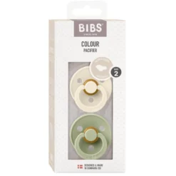 Bibs Fopspeen anatomical maat 2 ivo ry/sage (2 stuks)
