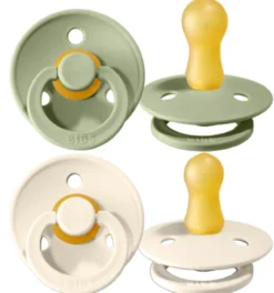 Bibs Fopspeen 18+ Maanden Ivory/sage (2 stuks)