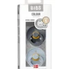 Bibs Fopspeen maat 1 – iron/baby blue 2pack (2 stuks)
