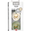 Bibs Fopspeen maat 1 – ivory/sage 2pack (2 stuks)