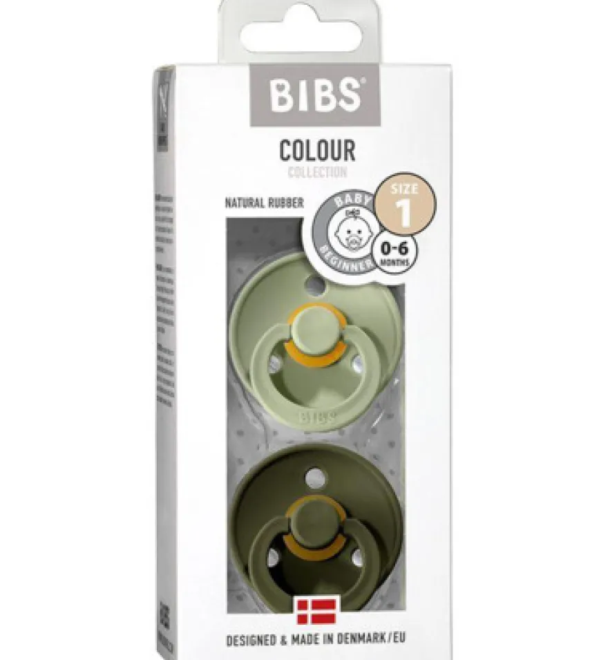 Bibs Fopspeen maat 3 – sage/huntergreen 2pack (2 stuks)