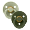 Bibs Fopspeen maat 2 – sage/huntergreen 2pack (2 stuks)