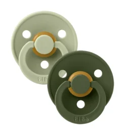 Bibs Fopspeen maat 2 – sage/huntergreen 2pack (2 stuks)