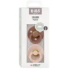 Bibs Fopspeen symmetrisch maat 2 bl ush/woodchuck (2 stuks)