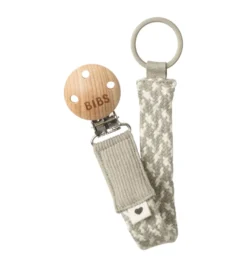 Bibs Pacifier Clip Sand/Ivory (1 stuk)