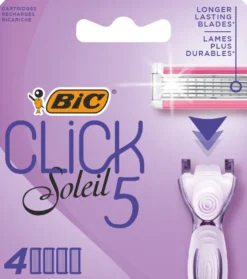 Bic Mesjes Soleil Click 5 (4 stuks)