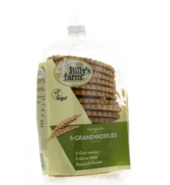 Billy’s Farmgranenkoekjes 5granen bio (175 gr)