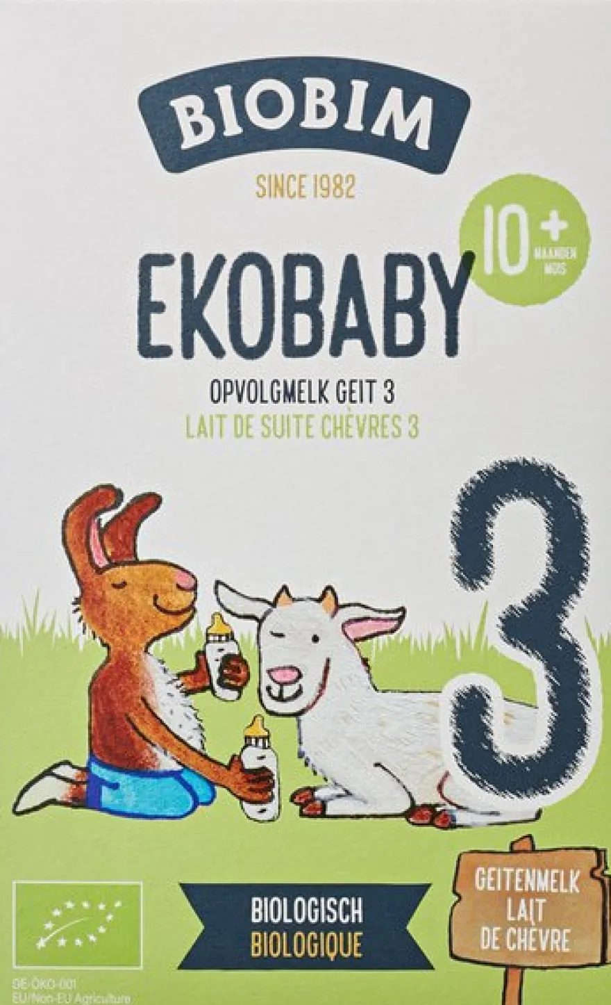 Biobim Ekobaby Opvolgmelk Geit 3 (400 gr)