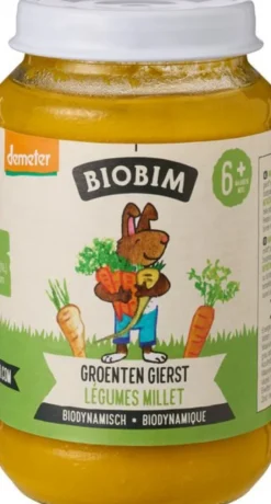 Biobim Groentehapje Groenten-pastinaak 6+ Mnd (190 gr)