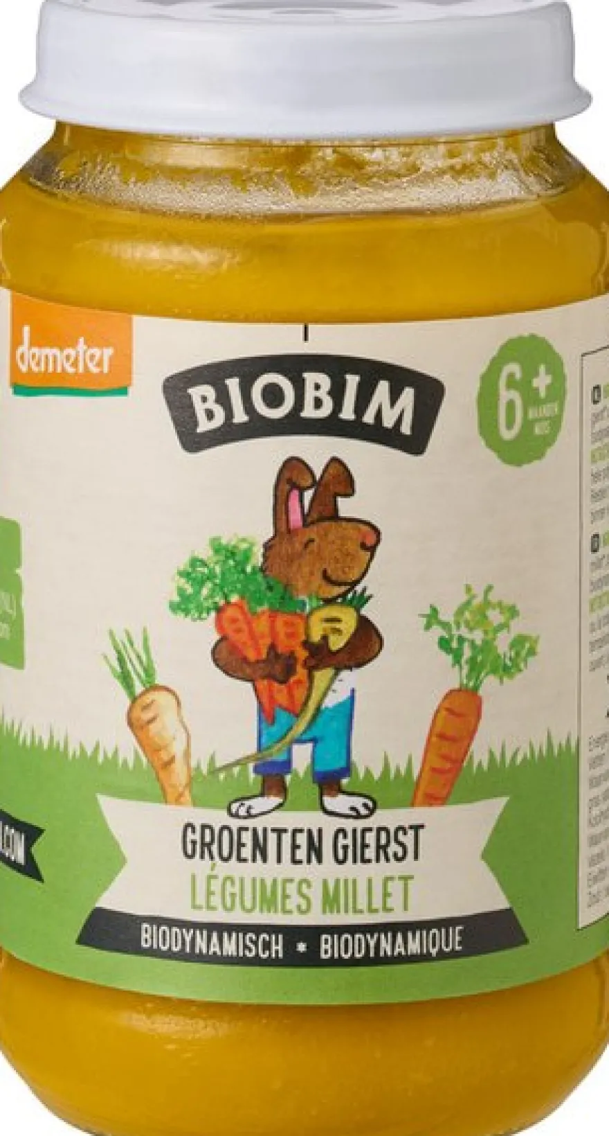 Biobim Groentehapje Groenten-pastinaak 6+ Mnd (190 gr)