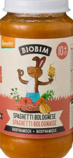 Biobim Groentehapje Pasta Bolognese 10+ Mnd (250 gr)