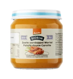 Biobim Zoete aardappel wortel 4+ maanden demeter bio (125 gr)