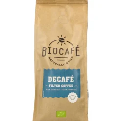Biocafé Filterkoffie Cafeinevrij Bio (250 gr)