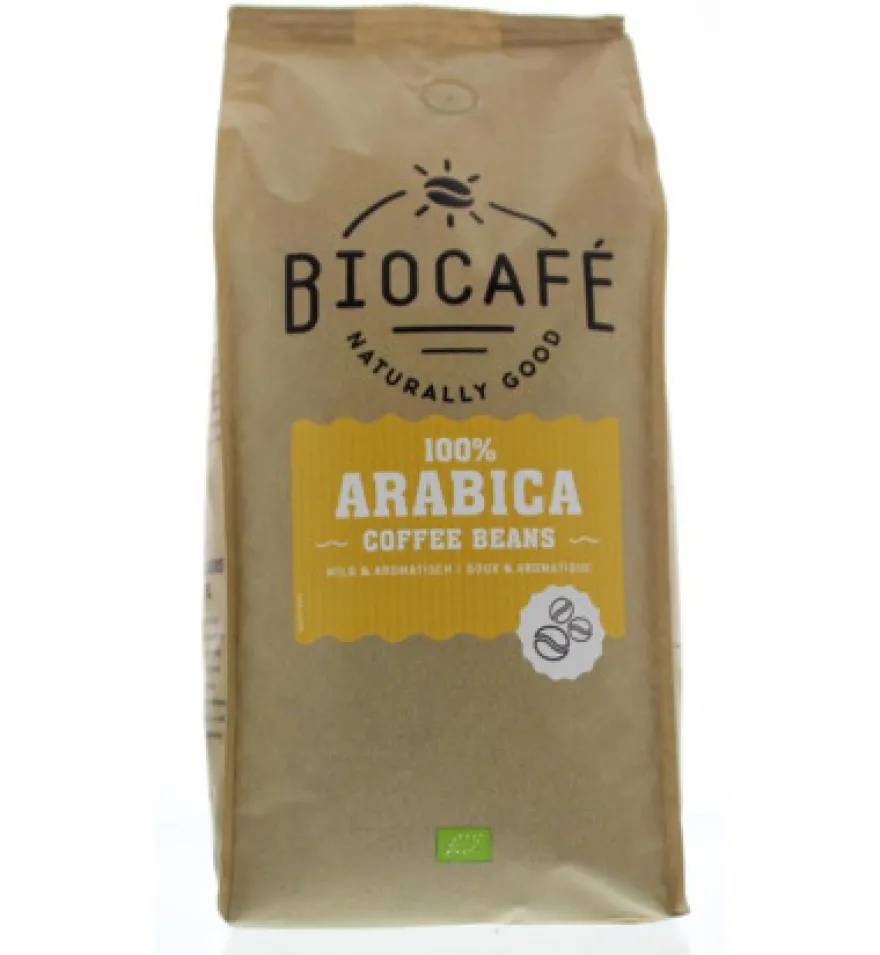 Biocafé Koffiebonen Arabica Bio (1000 gr)