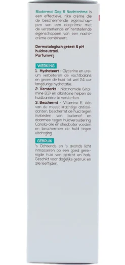 Biodermal Dag & Nachtcreme Tube (100 ml)