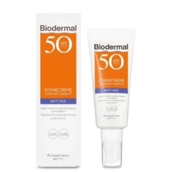 Biodermal SPF50 Anti Age Zonnecrème Gezicht (40 ml)