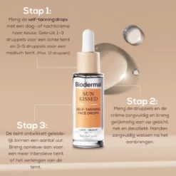 Biodermal Sun Tan Kissed Self Tanning Face Drops (30 ml)