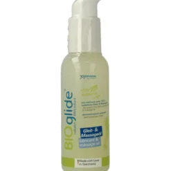 Bioglide Glijmiddel en massageolie (125 ml)