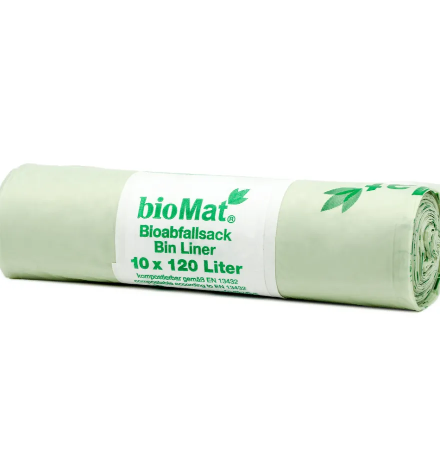 Biomat Wastebag Compostable 120/140 Liter (10 stuks)