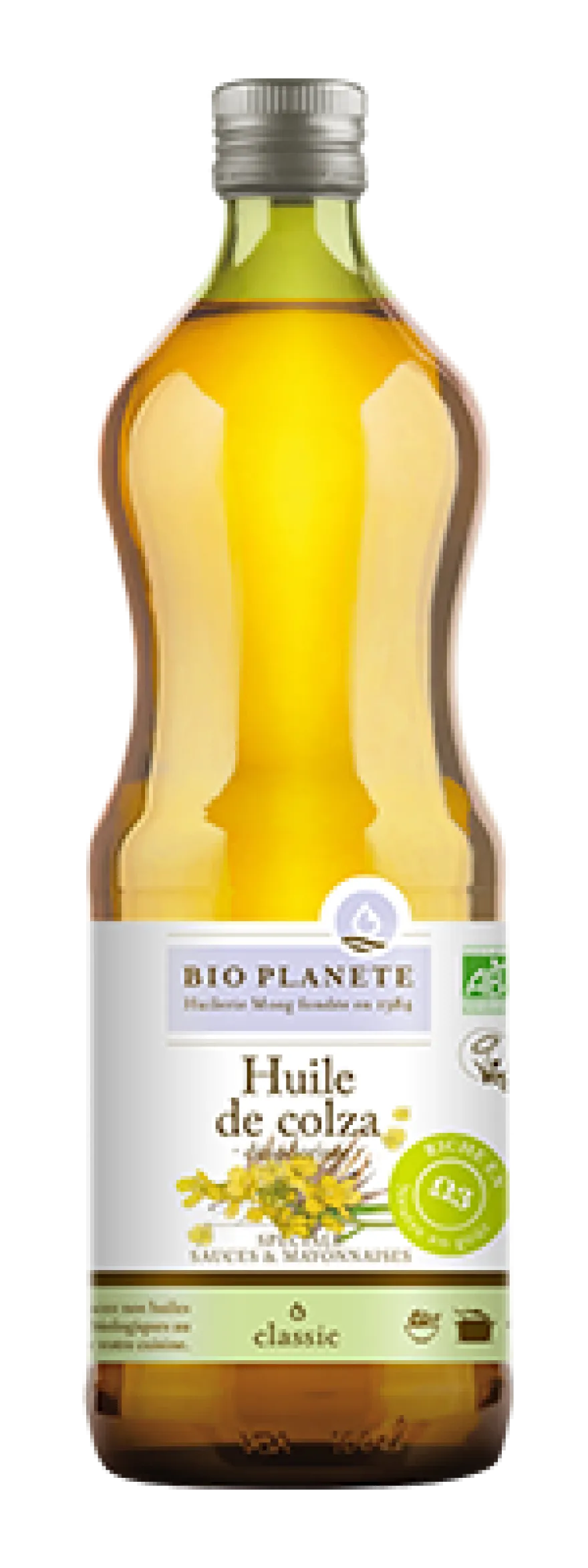 Bio Planète Olie voor Sauzen en Mayonaise (ontgeurde Koolzaadolie) Bio (1000 ml)