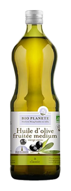 Bio Planète Olijfolie Extra Vierge Medium Fruitig Bio (1000 ml)