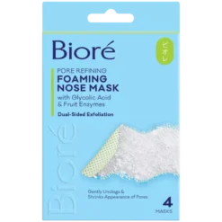 Biore Pore Refining Foaming Nose Mask (4 stuks)