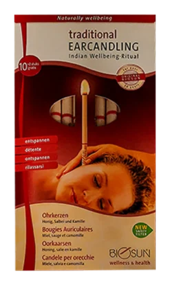 Biosun Oorkaarsen – Honing, Salie en Kamille (12 stuks)
