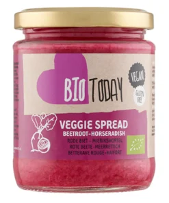 Biotoday Rode Biet-mierikswortel Veggie Spread (235 gr)