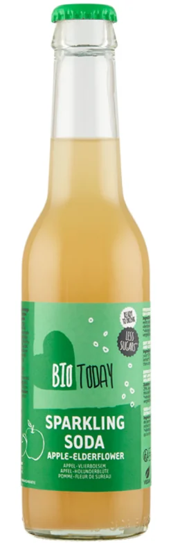 Biotoday Sparkling Soda Appel-vlierbloesem (275 ml)