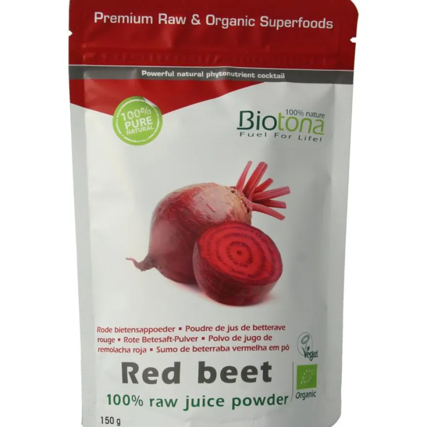 Biotona Red Beet Raw Powder Bio (150 gr)