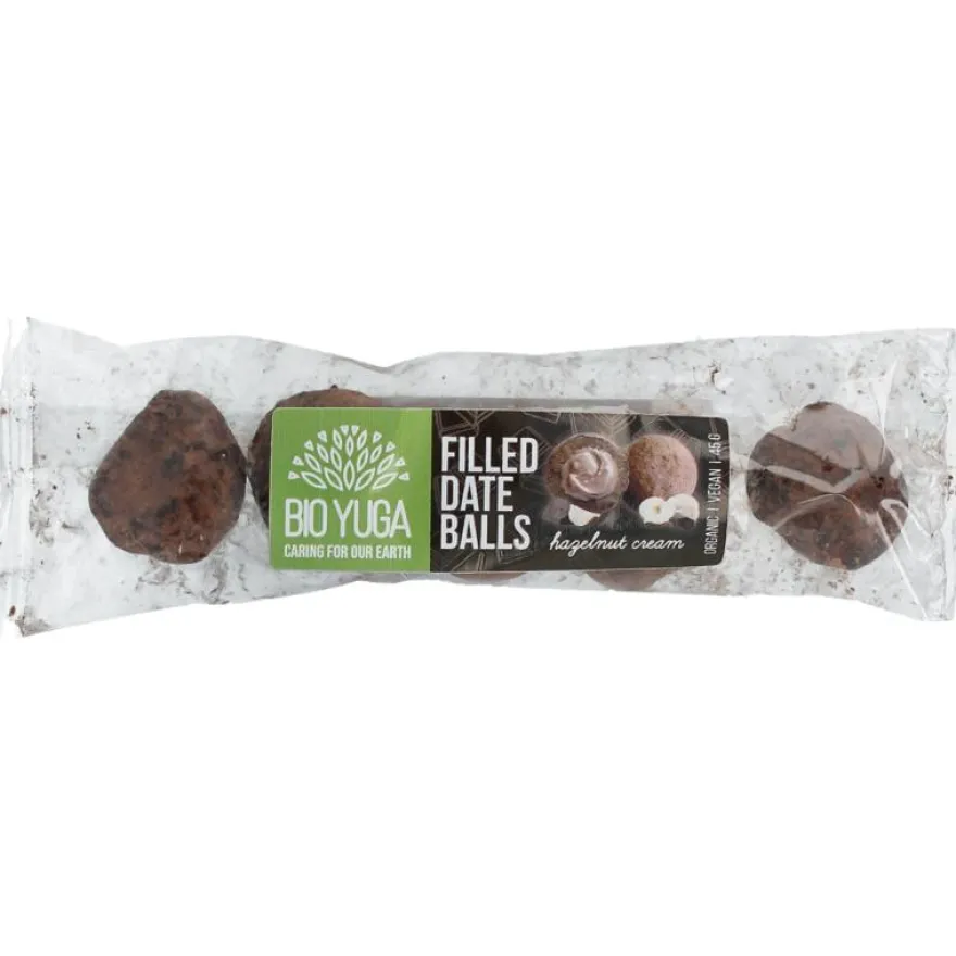 Bioyuga Date Balls Hazelnut & Cacao Cream Bio (45 gr)