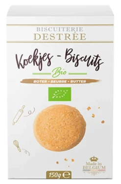 Biscuiterie Destrée Boterkoekjes Bio (150 gr)