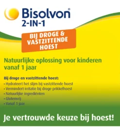 Bisolvon Drank 2-in-1 kind (133 ml)