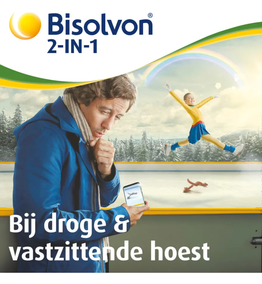 Bisolvon Drank 2-in-1 kind (133 ml)