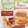 Bisson Gevulde koekjes hazelnoot choco bio (180 gr)