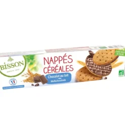 Bisson Melk Chocolade Frostedgranenkoekjes Bio (140 gr)