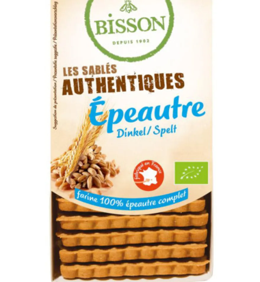 Bisson Zandkoekjes Spelt Authentiek Bio (190 gr)