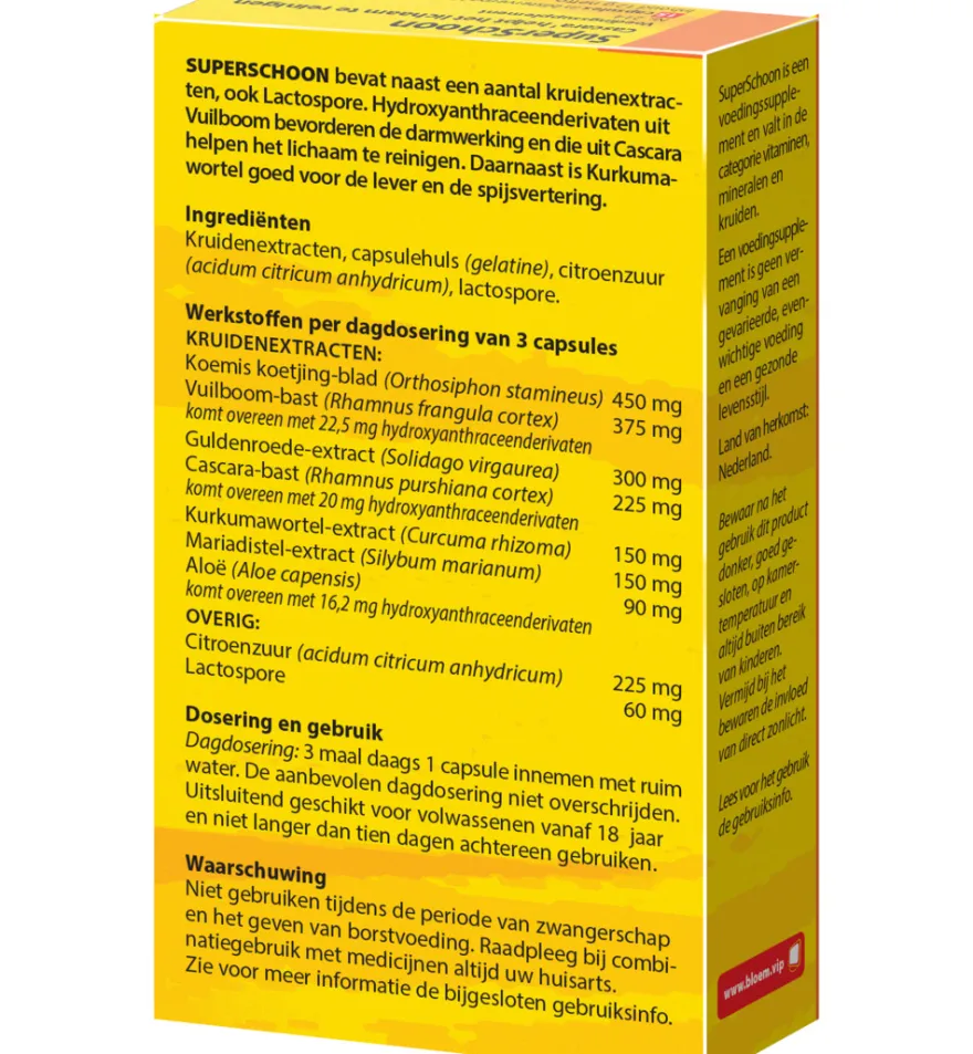 Bloem Super Schoon Reinigingskuur (15 capsules)