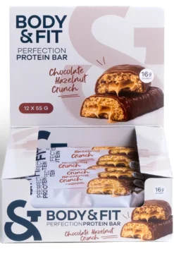 Body & Fit Body&fit Protein Perfection Choco Hazelnut Crunch (12 x 55 gr)