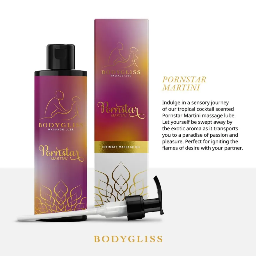 Bodygliss Massage Olie/glijmiddel Pornstar Martini (150 ml)