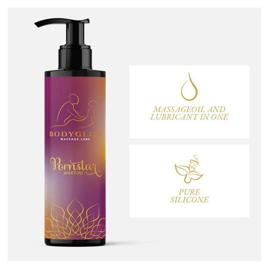Bodygliss Massage Olie/glijmiddel Pornstar Martini (150 ml)