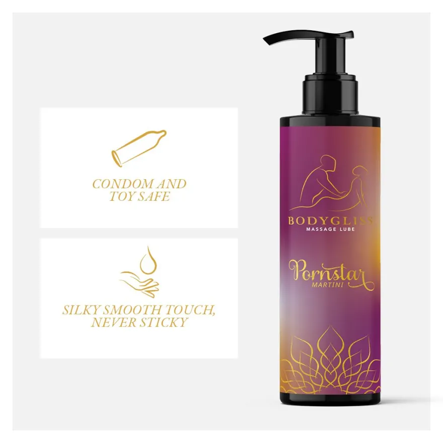 Bodygliss Massage Olie/glijmiddel Pornstar Martini (150 ml)