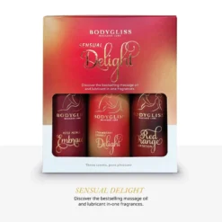Bodygliss Sensual Delight Three-pack Travel Edition (150 ml)