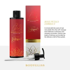 BodyGliss Silky soft massageolie rose petal (150 ml)