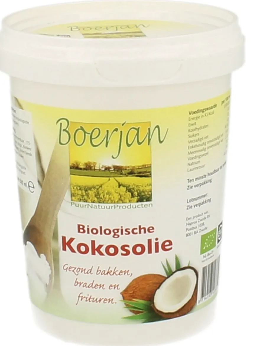 Boerjan Biologische Kokosolie (500 ml)