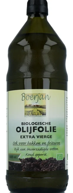 Boerjan Biologische Olijfolie Extra Vierge (1000 ml)