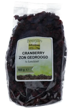 Boerjan Cranberry Zon Gedroogd (500 gr)