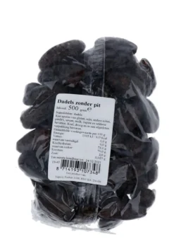 Boerjan Dadels zonder Pit (500 gr)