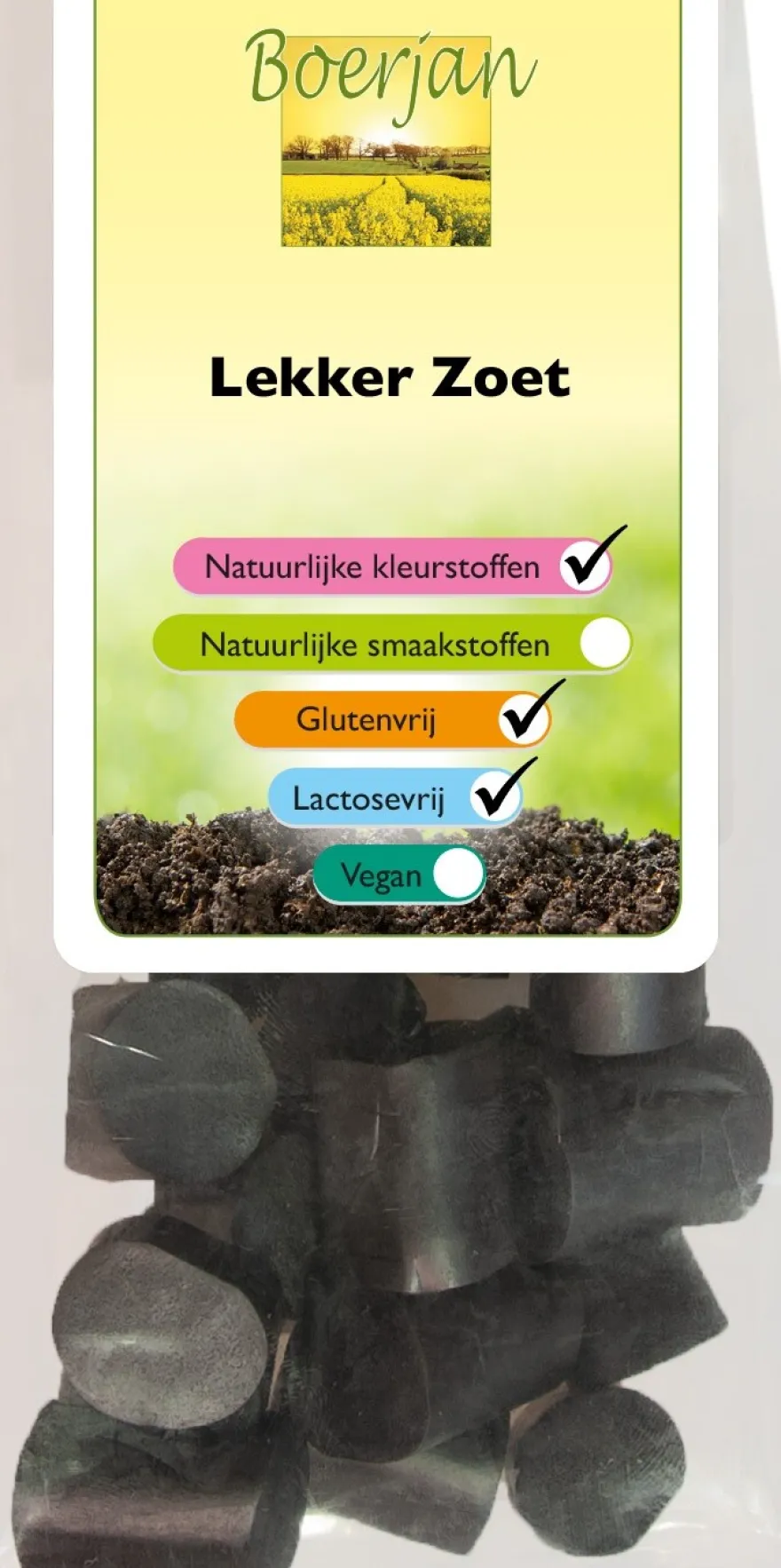 Boerjan Drop Lekker Zoet (150 gr)