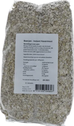 Boerjan Instant Havermout (500 gr)